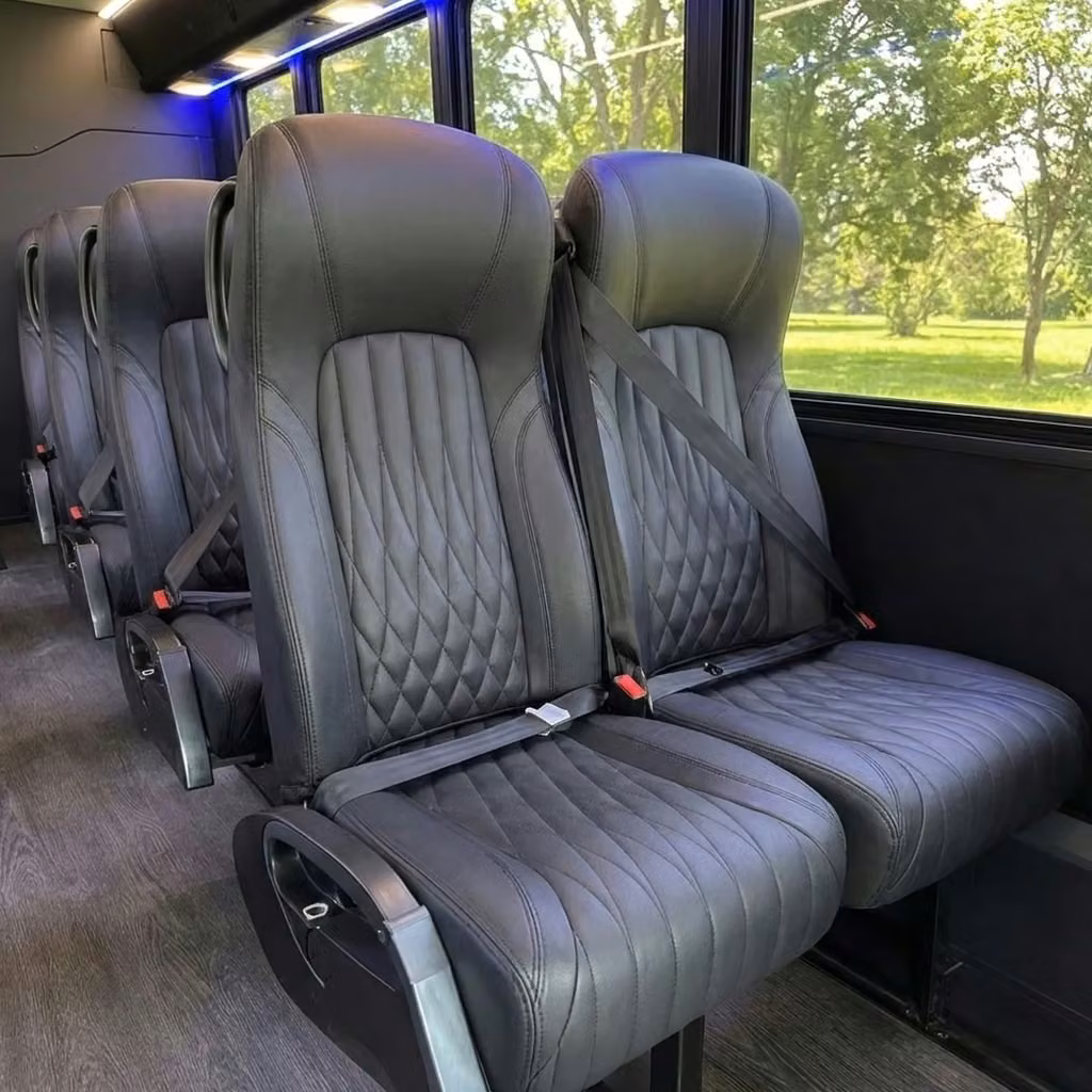 santa paula 20 passenger minibus high back seats