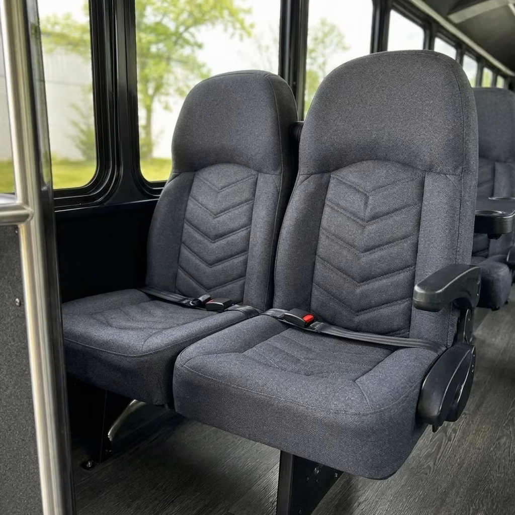 santa paula 25 passenger minibus high back seats