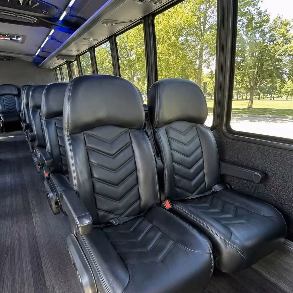 santa paula 28 passenger minibus seating
