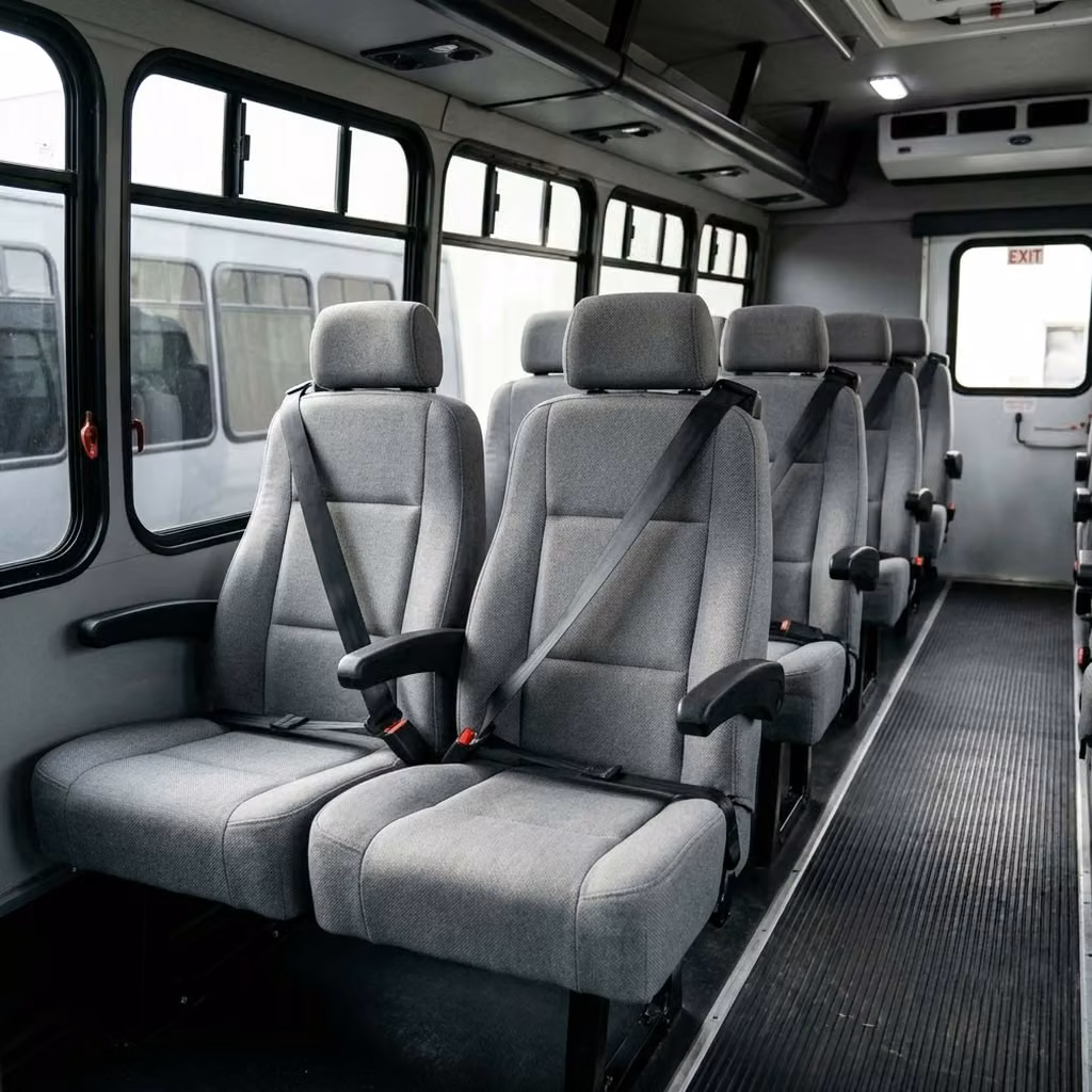 santa paula 35 passenger minibus reclining seats