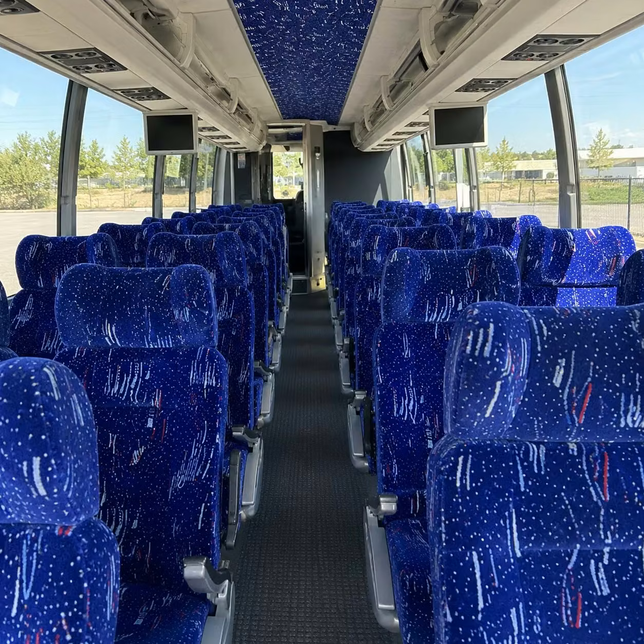 santa paula charter bus interior 1