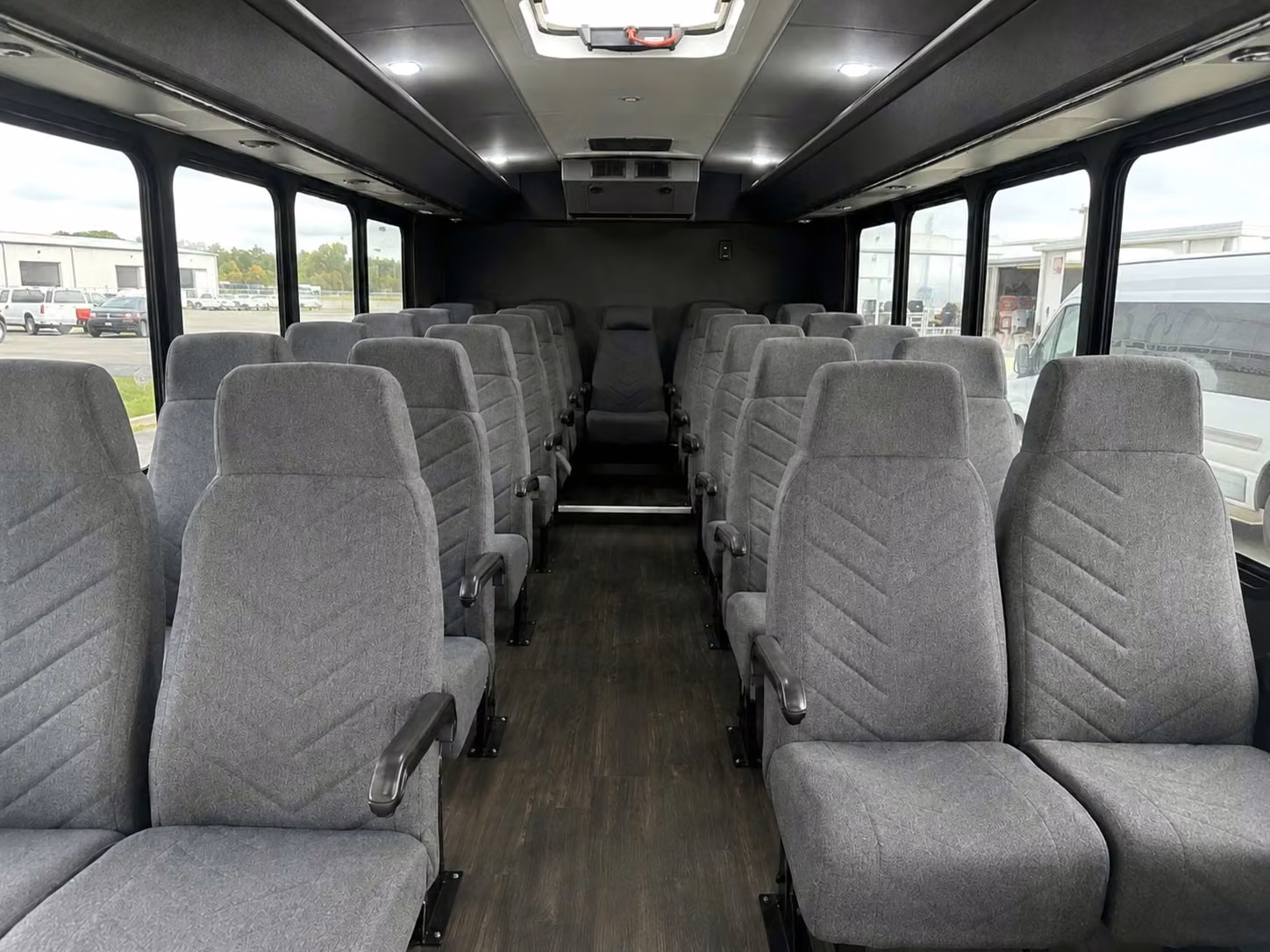 15 passenger minibus interior